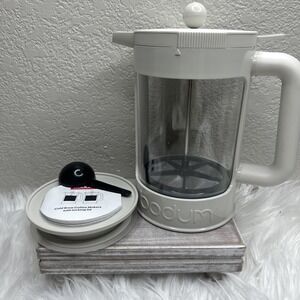 $23‎ 🌙 BODUM Bean Cold Brew Coffee Maker 12 Cup Capacity 51 Oz Cream NEW